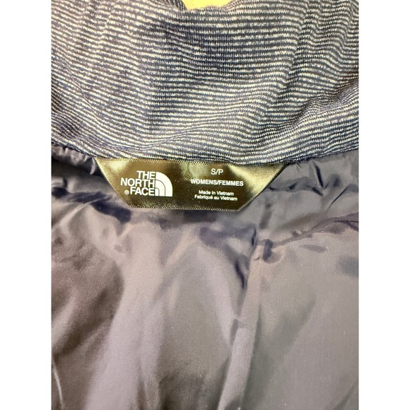 The North Face Womens Pseudio Puffer Vest S Heathered Blue Quilted Layer Outdoor - Picture 9 of 11
